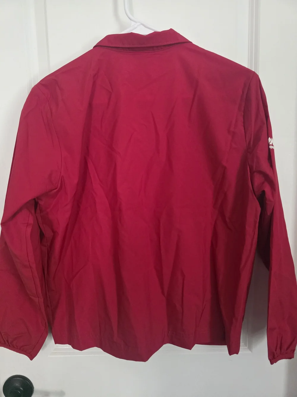 Majestic Red Full-Zip Windbreaker Jacket